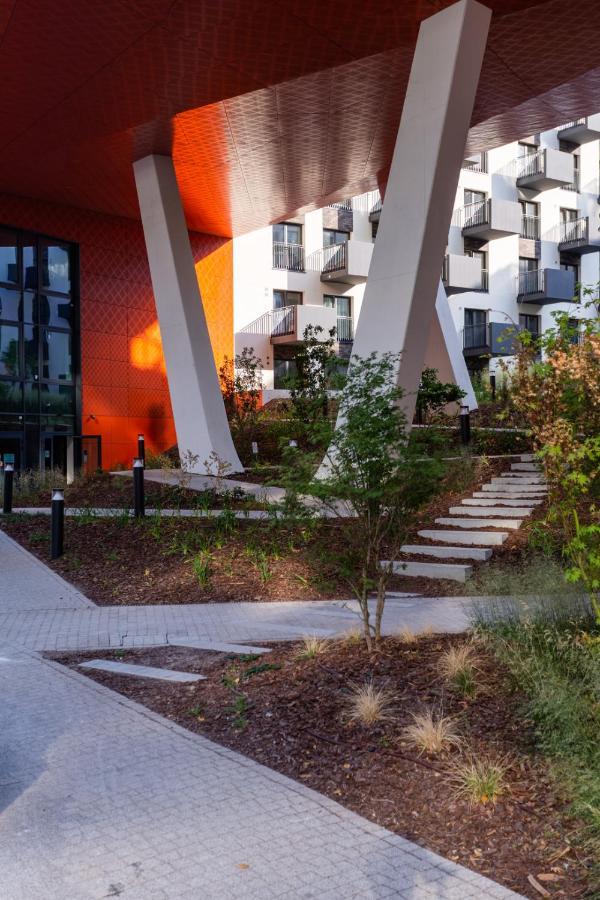 Luxurycity Apartment With Terrace Breslávia Exterior foto